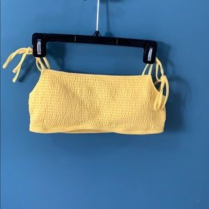 Yellow bathing suit top